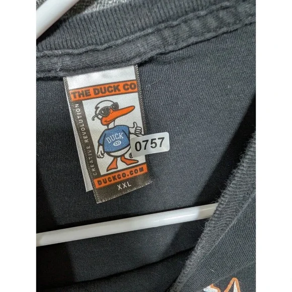 The Duck Co Hairy Otter Monterey California Graphic T-Shirt Black XXL - Picture 5 of 5